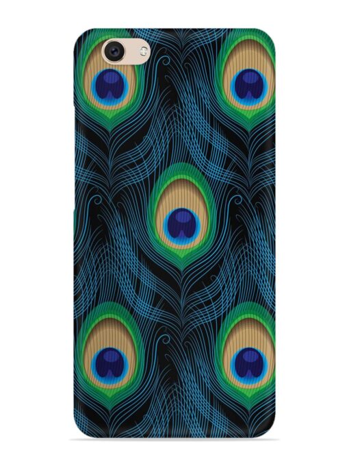 Seamless Pattern Peacock Snap Case for Vivo V5 Zapvi