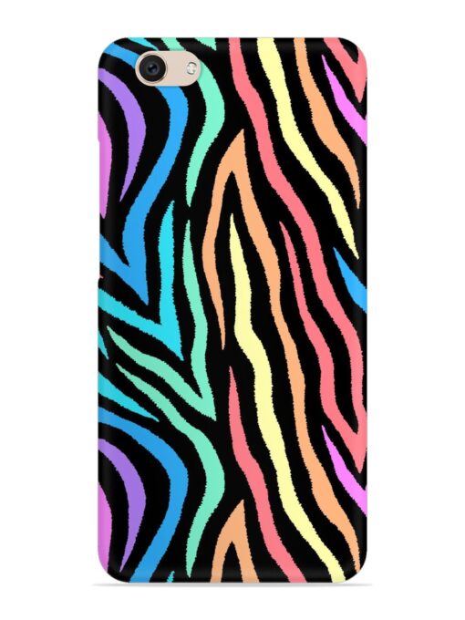 Colorful Abstract Zebra Snap Case for Vivo V5 Zapvi