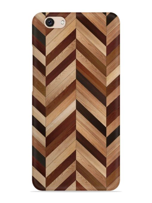 Seamless Wood Parquet Snap Case for Vivo V5 Zapvi