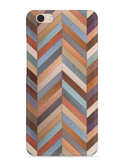 Seamless Wood Parquet Snap Case for Vivo V5 Zapvi