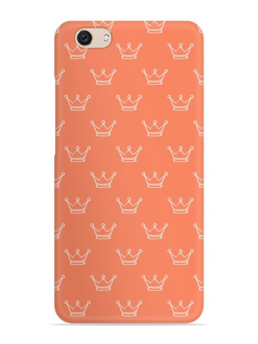 Hand Drawn Crown Snap Case for Vivo V5 Zapvi