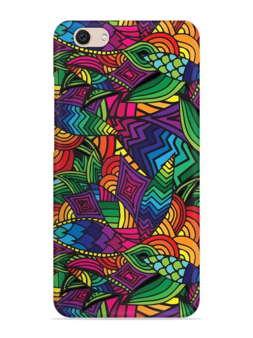 Abstract Multicolor Seamless Snap Case for Vivo V5 Zapvi