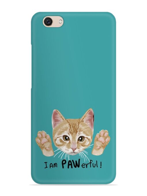 Typography Slogan Cat Snap Case for Vivo V5 Zapvi