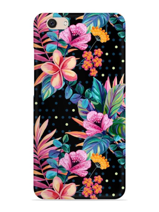 Seamless Floral Pattern Snap Case for Vivo V5 Zapvi