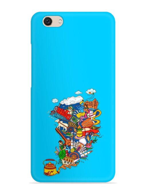 Vector Design Indian Snap Case for Vivo V5 Zapvi