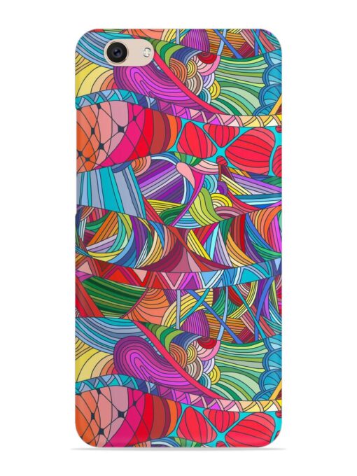 Seamless Patterns Hand Drawn Snap Case for Vivo V5 Zapvi