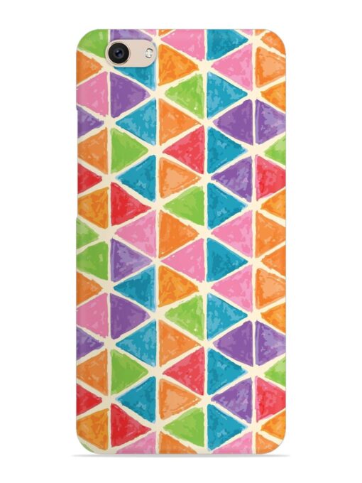 Seamless Colorful Isometric Snap Case for Vivo V5