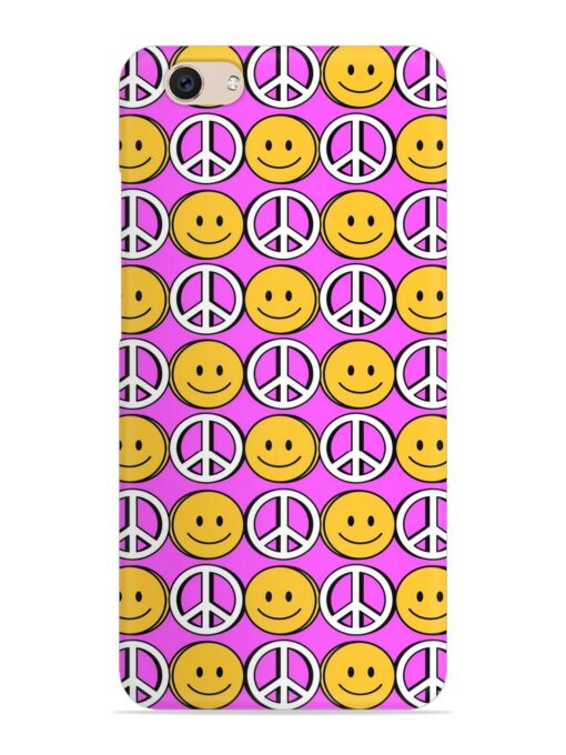 Smiley Face Peace Snap Case for Vivo V5