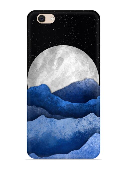 Full Moon Mountain Vector Snap Case for Vivo V5 Zapvi