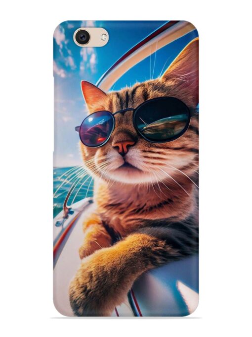 Cat In Style Snap Case for Vivo V5 Zapvi