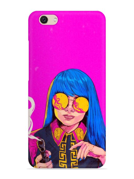 Aesthetic Anime Girl Snap Case for Vivo V5 Zapvi