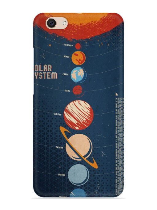 Solar System Vector Snap Case for Vivo V5 Zapvi