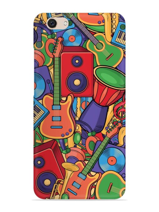 Colorful Music Art Snap Case for Vivo V5 Zapvi