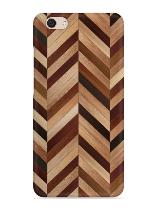 Seamless Wood Parquet Snap Case for Vivo V5 Plus Zapvi