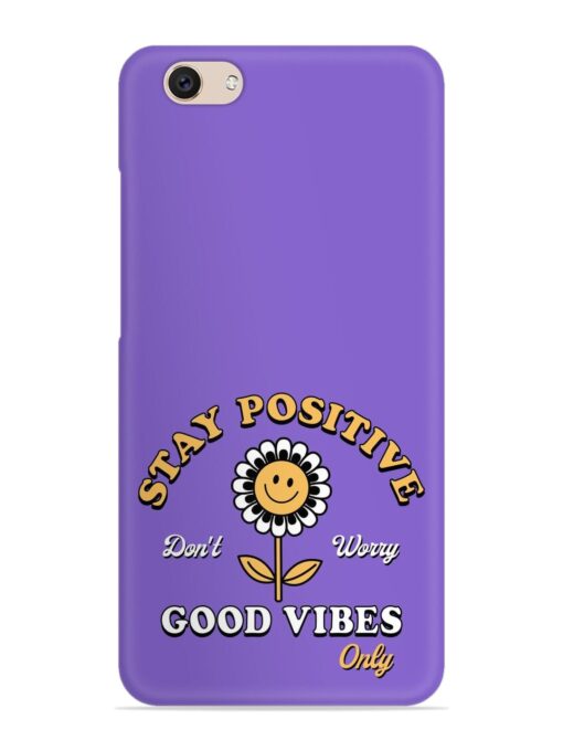 Retro Positive Flower Snap Case for Vivo V5 Plus Zapvi