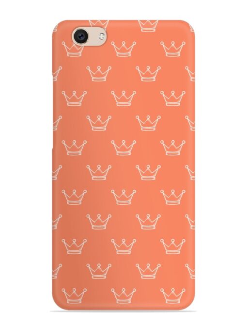 Hand Drawn Crown Snap Case for Vivo V5S Zapvi