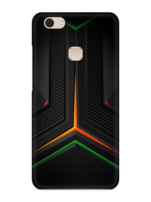 Orange Triangle Light Snap Case for Vivo V7 Zapvi