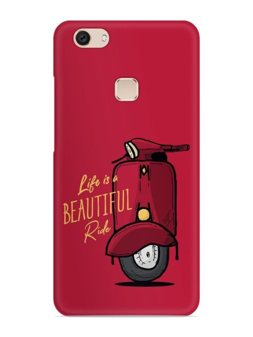 Life Is Beautiful Rides Snap Case for Vivo V7 Zapvi