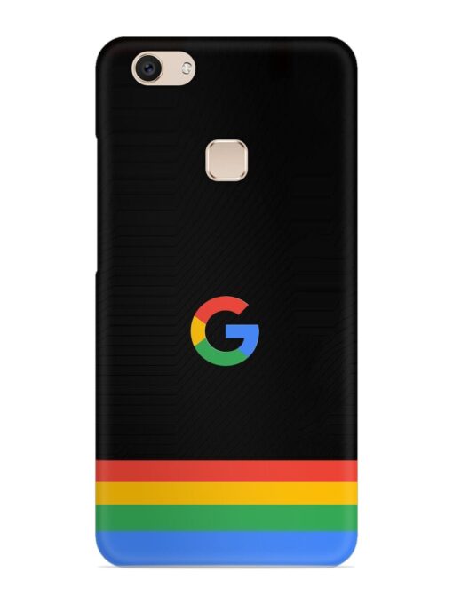 Google Logo Art Snap Case for Vivo V7 Zapvi