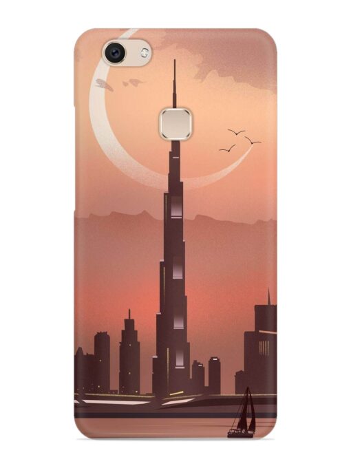 Landmark Burj Khalifa Snap Case for Vivo V7 Zapvi