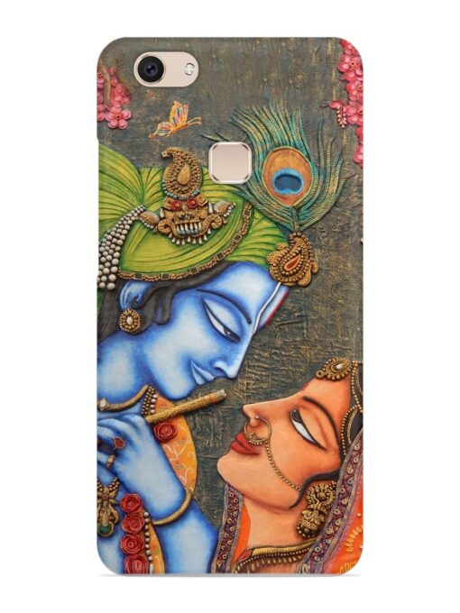 Lord Radha Krishna Flute Art Snap Case for Vivo V7 Zapvi