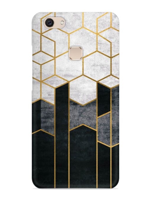 Cube Marble Art Snap Case for Vivo V7 Zapvi