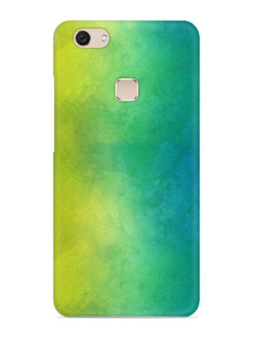 Yellow Green Gradient Snap Case for Vivo V7 Zapvi