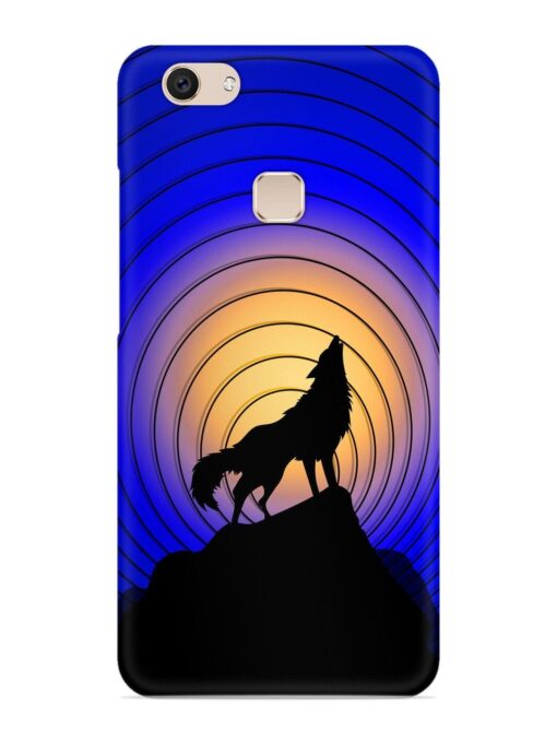 Fox Roaring Design Snap Case for Vivo V7 Zapvi