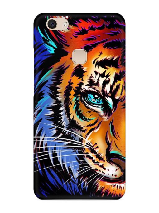 Colorful Lion Art Snap Case for Vivo V7 Zapvi