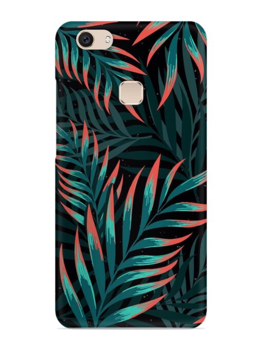 Green Leaf Art Snap Case for Vivo V7 Zapvi