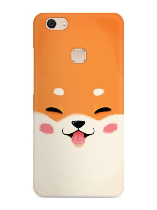 Happy Cat Art Snap Case for Vivo V7 Zapvi