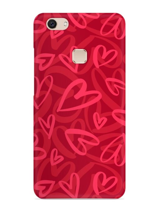 Seamless Romantic Pattern Snap Case for Vivo V7 Zapvi