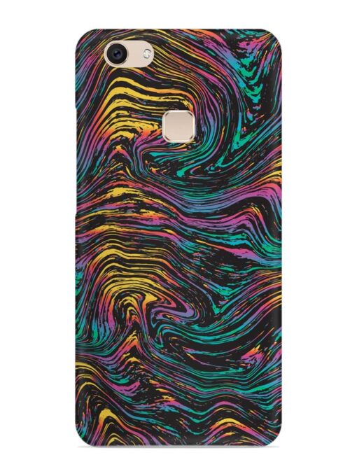 Abstract Liquid Colors Snap Case for Vivo V7 Zapvi