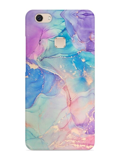 Alcohol Ink Colors Snap Case for Vivo V7 Zapvi