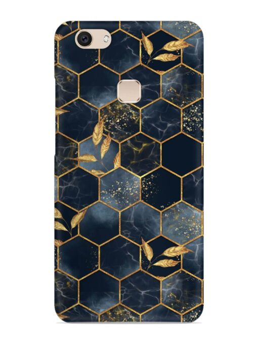 Marble Hexagon Seamless Snap Case for Vivo V7 Zapvi