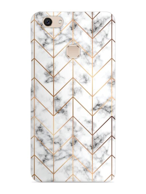 Vector Marble Texture Snap Case for Vivo V7 Zapvi