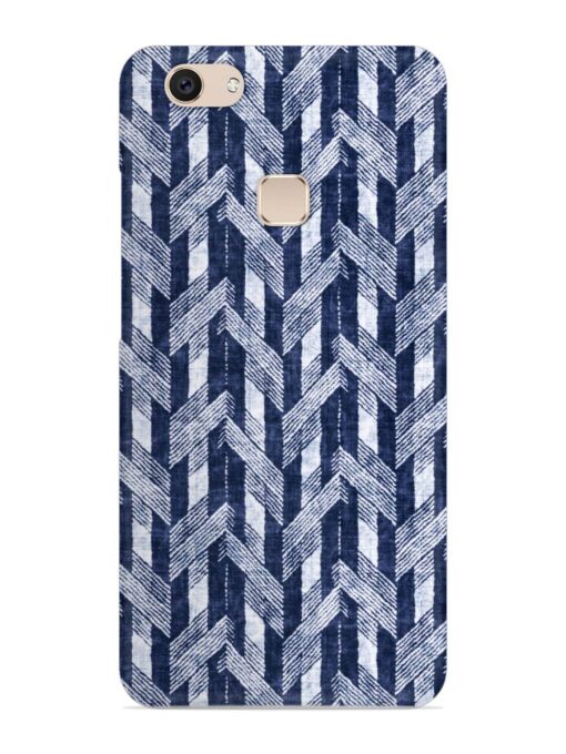 Abstract Herringbone Motif Snap Case for Vivo V7 Zapvi