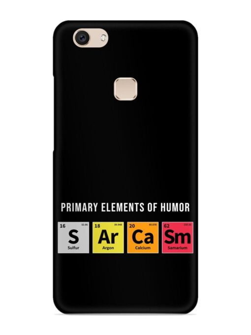 Primary Elements Humor Snap Case for Vivo V7 Zapvi