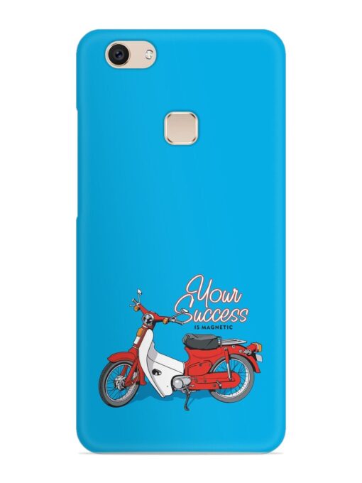 Motorcycles Image Vector Snap Case for Vivo V7 Zapvi