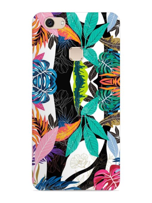 Floral Pattern Bright Snap Case for Vivo V7 Zapvi