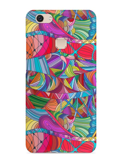 Seamless Patterns Hand Drawn Snap Case for Vivo V7 Zapvi