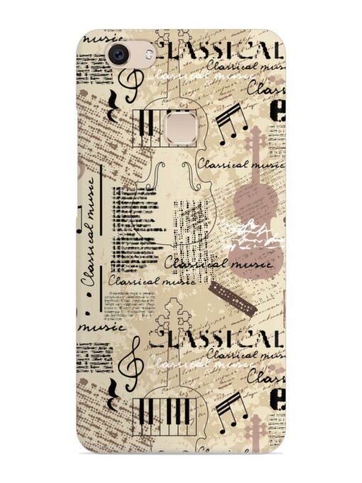 Classical Music Lpattern Snap Case for Vivo V7 Zapvi