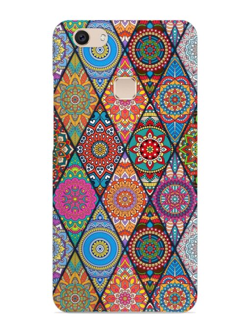 Seamless Tile Pattern Snap Case for Vivo V7 Zapvi