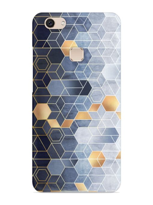 Geometric Abstraction Hexagons Snap Case for Vivo V7 Zapvi