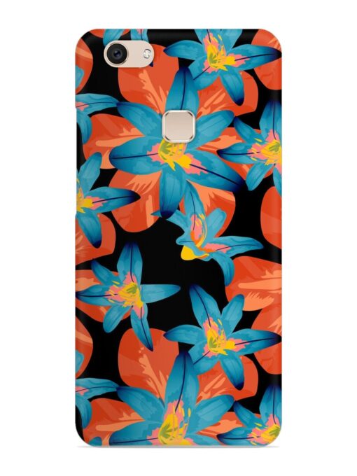 Philippine Flowers Seamless Snap Case for Vivo V7 Zapvi