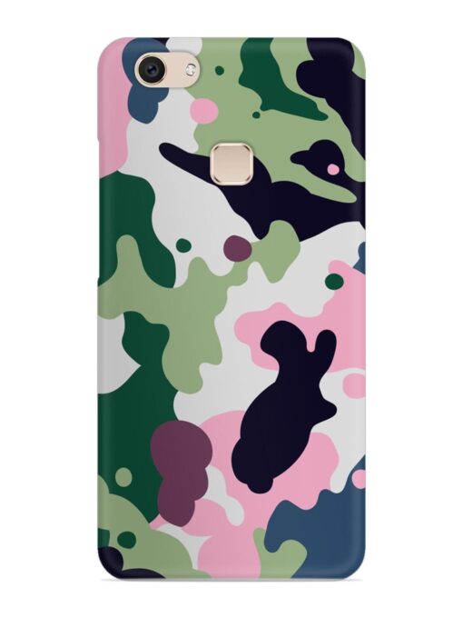 Seamless Funky Camouflage Snap Case for Vivo V7 Zapvi