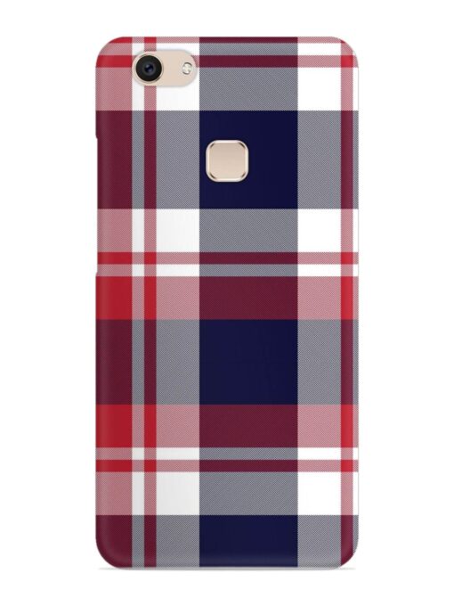 Classic Plaid Tartan Snap Case for Vivo V7 Zapvi