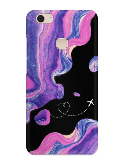 Glitter Art Snap Case for Vivo V7 Zapvi