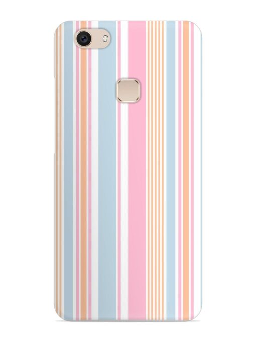 Stripe Seamless Pattern Snap Case for Vivo V7 Zapvi