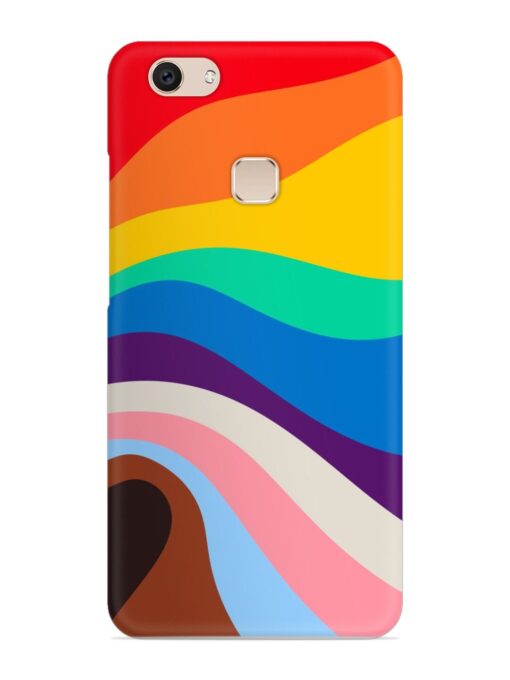 Minimal Pride Art Snap Case for Vivo V7 Zapvi